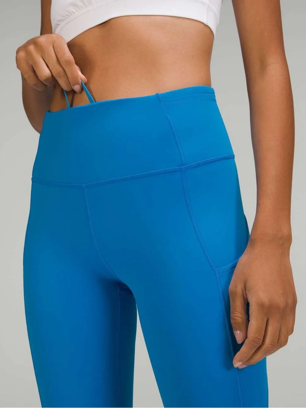 Lululemon Fast and Free High-Rise Tight 25” Poolside Blue Size 4